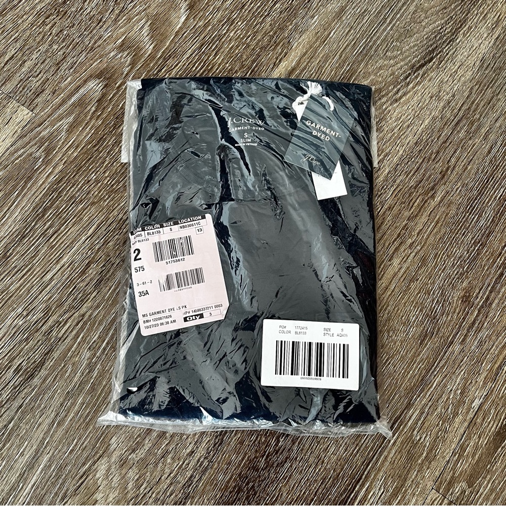 J. Crew Garment-Dyed Long Sleeve Shirt